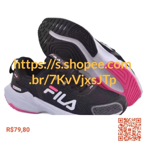 Tênis fila masculino e feminino da shopee
