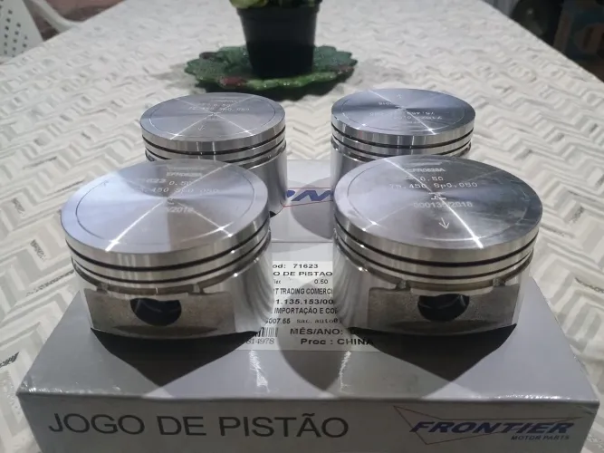 Pistão com anéis Peugeot 206,207 e Citroen