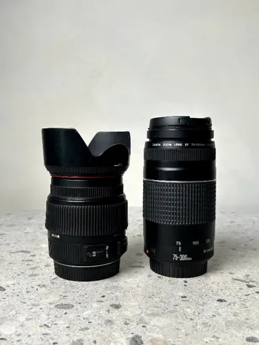 Kit 2 Lentes Zoom para Canon ? 75-300mm + Sigma 18-200mm