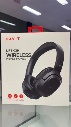 FONE HAVIT BLUETOOTH PRETO - 50HRS DE BATERIA