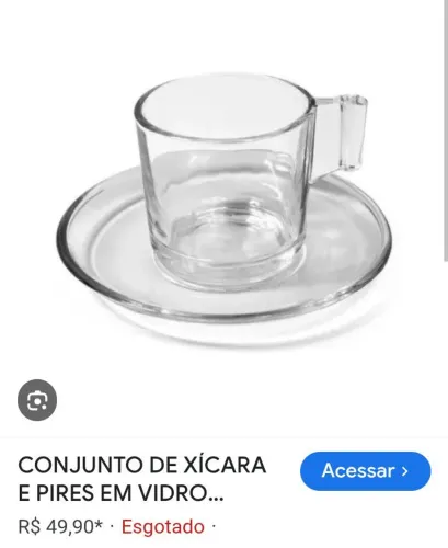 30 Conjunto de xícara com pires ,
