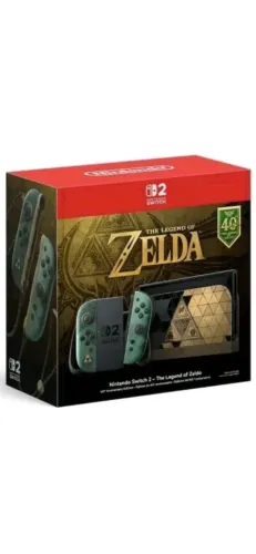Nintendo Switch 2 Edição Zelda Sob Encomenda 