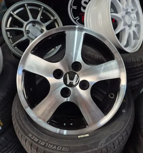 Jogo de rodas honda fit aro 14 4x100 originais