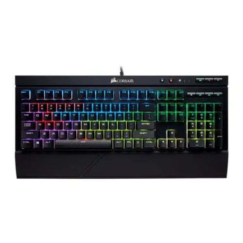 Teclado Mecanico Corsair K68 RGB Switch Cherry MX Red ABNT2, CH-9102010-BR