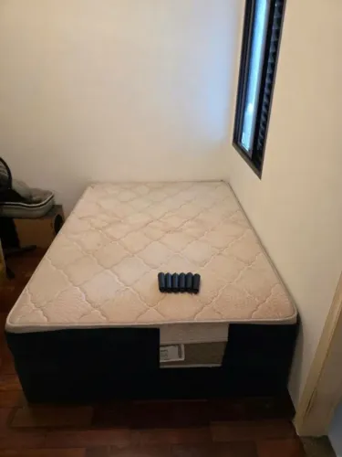 Cama box casal + colchão Umaflex Verona molas ensacadas - menos de 1 ano