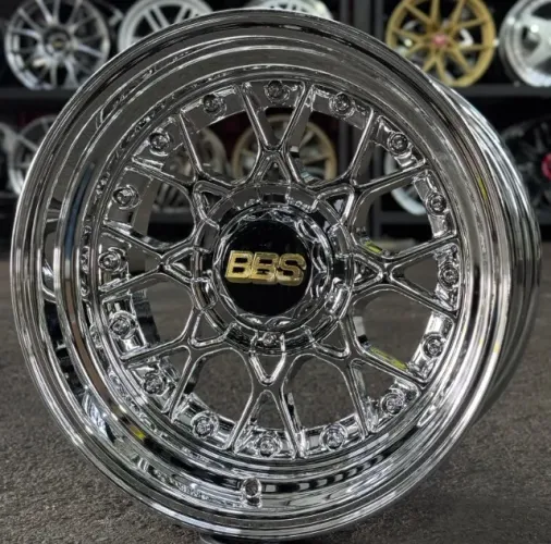 Rodas YKW BBS Chrome Furação 4x100 4x114