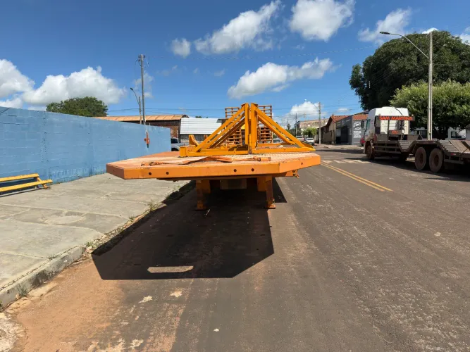 Implemento Rodoline 2022 - Prancha 3 Eixos 25m + Adaptador Boca de Colhedora