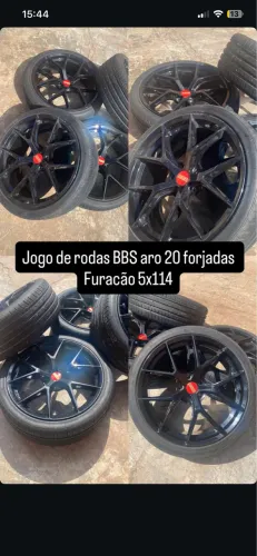 Jogo de rodas forjadas bbs aro 20