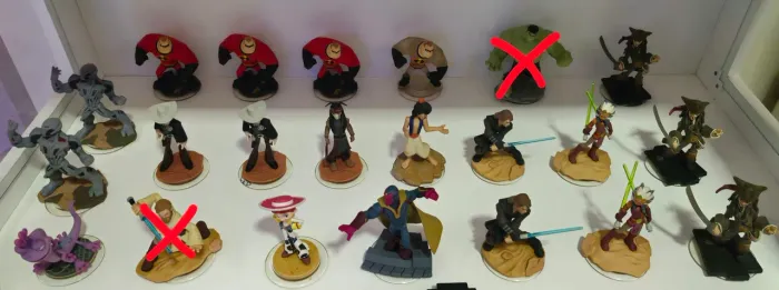 Figuras interativas Disney Infinity 1.0 2.0 3.0 Playstation Xbox Nintendo