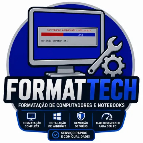 FORMATAÇÃO DE COMPUTADORES E NOTEBOOKS