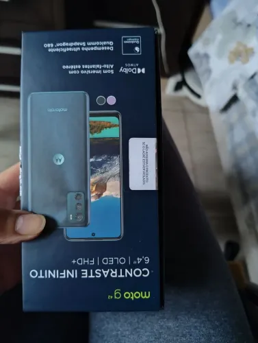 Caixa de celular Moto G 42