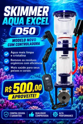 Skimmer Aqua Excel D50 com controladora 