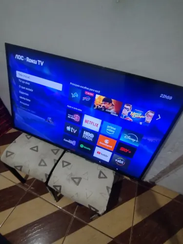 Smart TV AOC 43" Full HD Roku TV