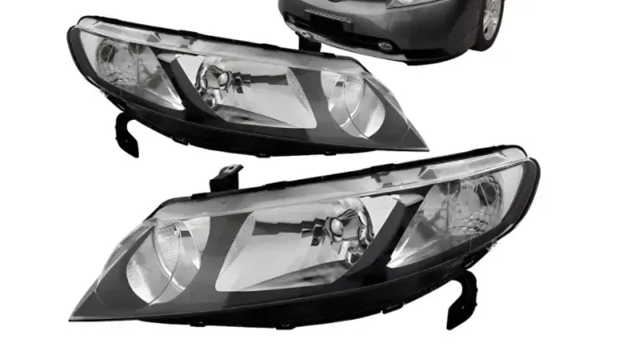 Par de faróis Honda new civic 2007 a 2011 originais genuínos na caixa
