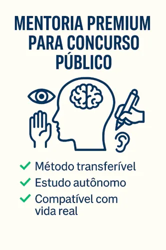 MENTORIA PREMIUM PARA CONCURSO PÚBLICO
