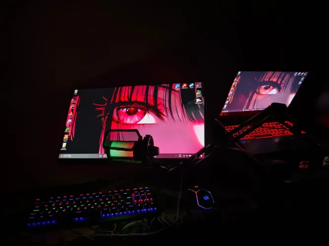 Notebook Acer Nitro 5 em ótimo estado, pronto para jogos, estudos, trabalho e lives.