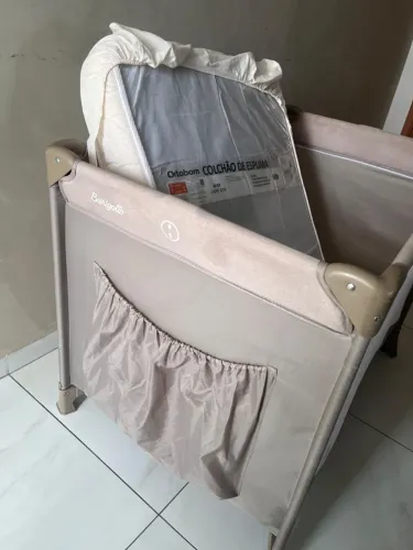 Berço portátil burigotto sonata (Já acompanha colchão ortobom)
