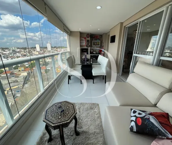 Apartamento a venda com varanda gourmet com churrasqueira
