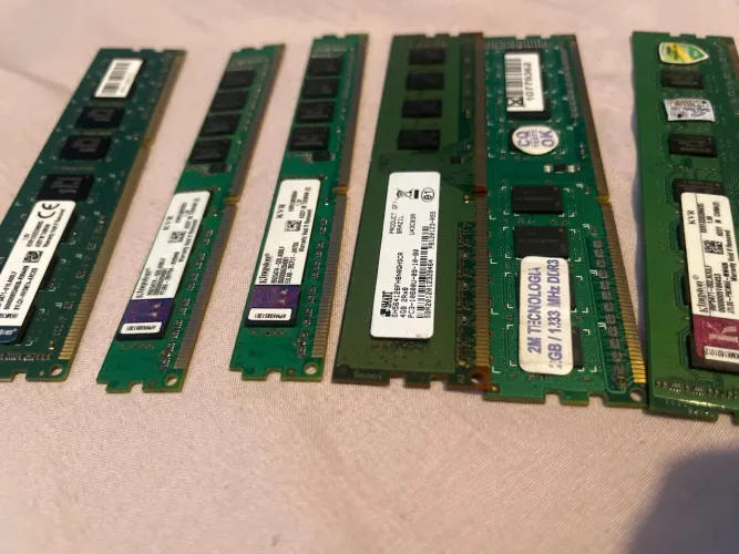 Memória ram misturadas 2/4/8gb ddr3 1333hz