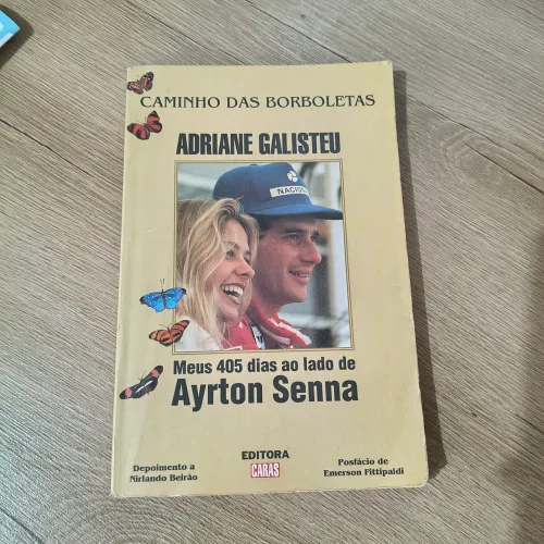Livro Caminho das Borboletas - Adriane Galisteu e Ayrton Senna