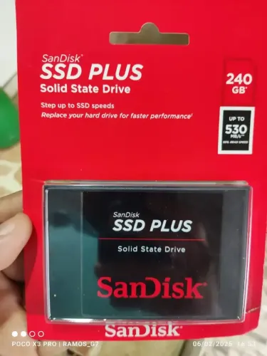SSD Sandisk 240gb (SUPERNOVO)