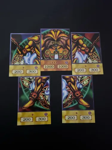 Carta yugioh exodia versão anime