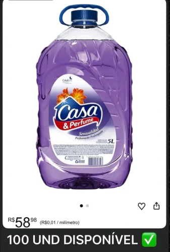Promoção desinfetante 5L por apenas 48,00