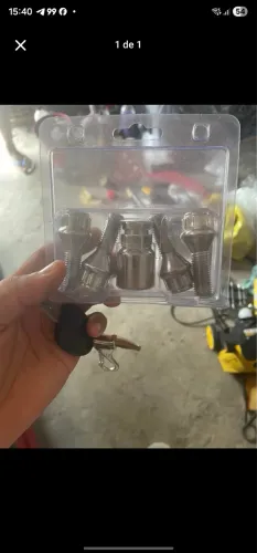 Kit parafusos anti furto 17mm