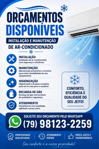 Instalação de ar-condicionado 