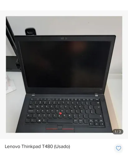 NOTEBOOK TINKPAD T480 i7 16gb RAM