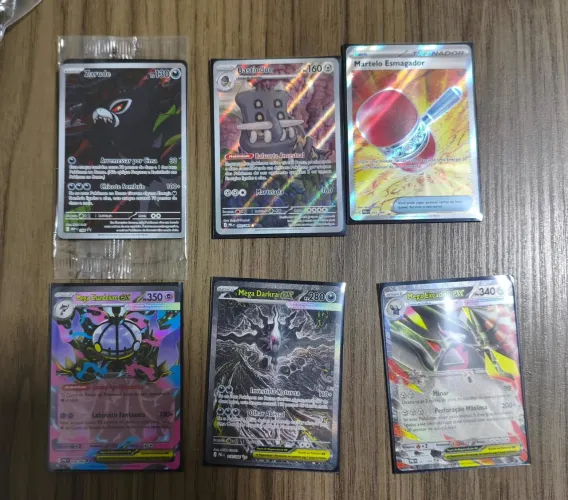 Conjunto de Cartas Contendo Mega Darkrai ex 116/084 Foil