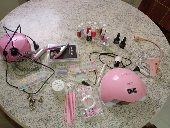Kit completo para alongamento de unhas 