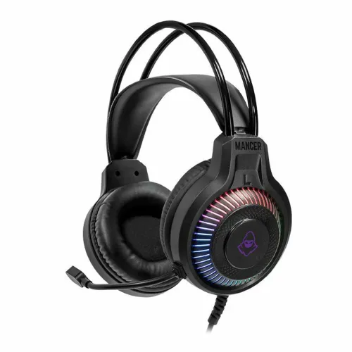 Headset Gamer Mancer Twilights RGB com Microfone - Novo na Caixa R$130