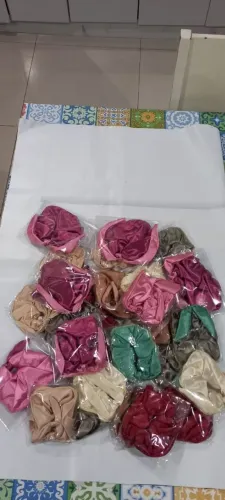 Kit 50 scrunchies