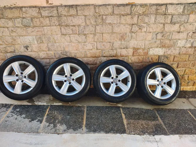 Rodas aro 16 furacão 5x112mm original VW Golf 2017