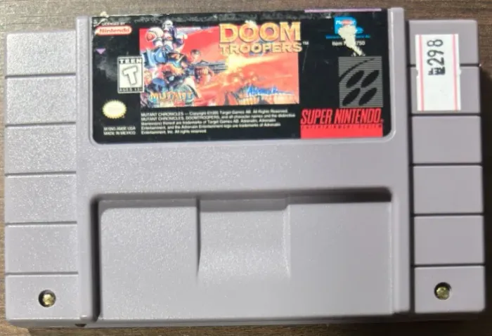 Doom Troopers Original SNES Super Nintendo REF.298