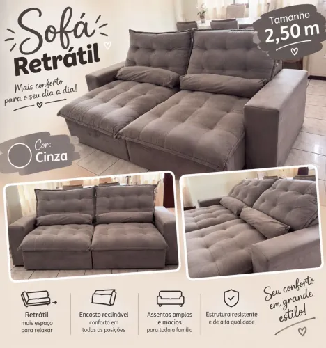 Sofá retrátil