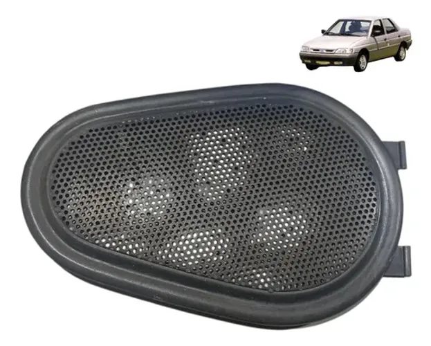 Tela Alto Falante Porta Ford Escort Verona 1995 1996 Cinza-escuro