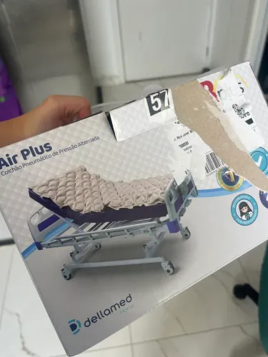 Colchão antiescara pneumático de ar inflável para acamados 