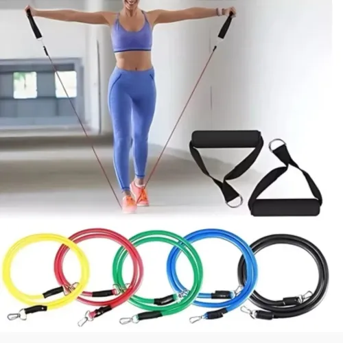Kit Treino Completo Elásticos de Resistência