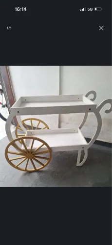 Carrinho para decoração/festa