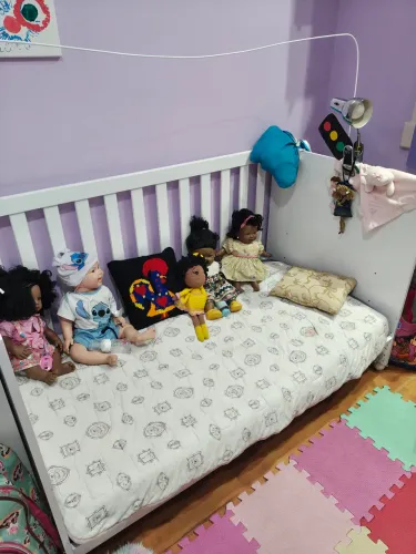Berço mini-cama usado
