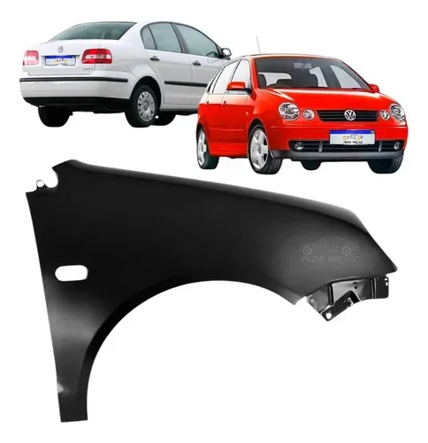 Paralama Volkswagen Polo Hatch Sedan 2003 2004 2005 2006 Ld