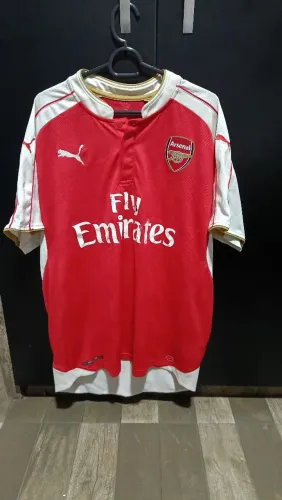 Camisa Arsenal Titular 2014/2015 Alexis Sánchez #17 Puma - Tamanho G