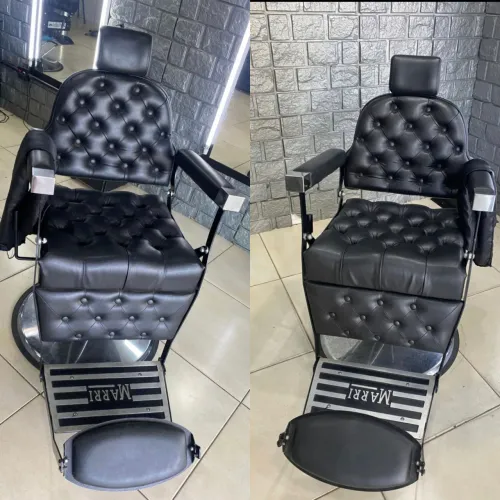Cadeira Marri Hidráulica e Reclinável Barbearia 