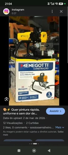 Airless Menegotti pro 1000 completo 