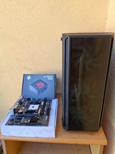 Gabinete +placa mae +fonte