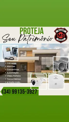 Câmeras, Alarme, Concertina, Portão Eletrônico, Interfone, Cerca Elétrica 
