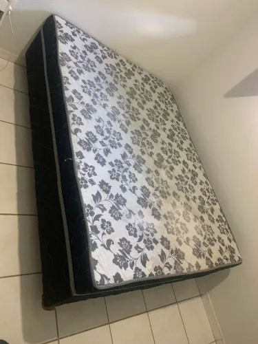 Cama box casal conjugada