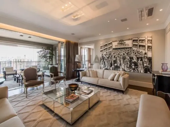 Espetacular apartamento de luxo com 4 suítes no Jardim Europa, São Paulo - SP: 511m², 5 sa